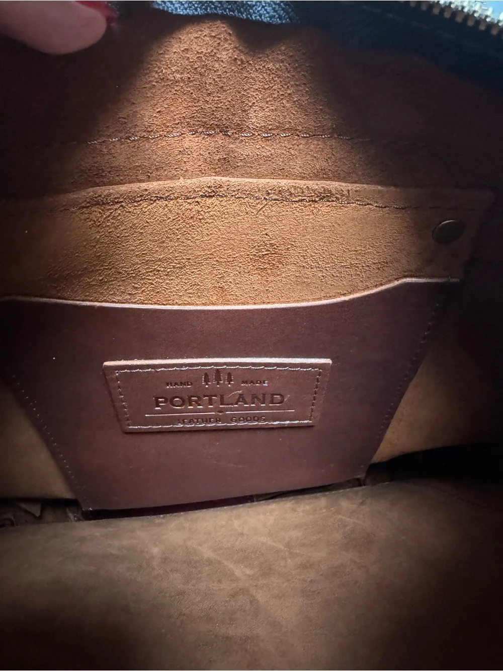 Leather Laptop Backpack with leather laptop  sleeve for Women - Portland Leather